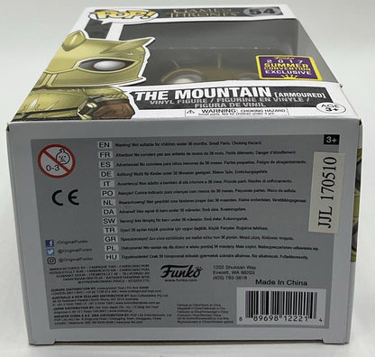 Funko Pop! Vinyl: Game of Thrones - The Mountain (Armoured) #54 2017 Summer Con