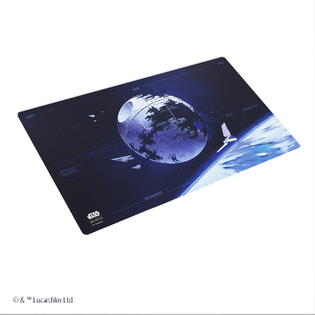 Star Wars Unlimited Prime Game Mat Death Star, 2mm Cushioned Gaming Playmat with Anti-Slip Back, Full-Color Printed Surface for TCG, LCG, Tabletop Games and Desktop Gaming