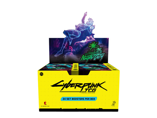 Cyberpunk TCG Retail Booster Box 24 Packs – Sci-Fi Trading Card Game Booster Display, Collectible Cards, Deck Building Strategy Game for Players and Collectors (PRE-ORDER November 6, 2026)
