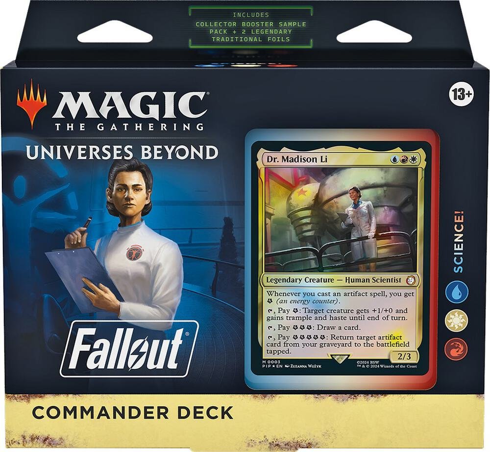 Magic The Gathering Fallout Science Commander Deck collectible MTG cards