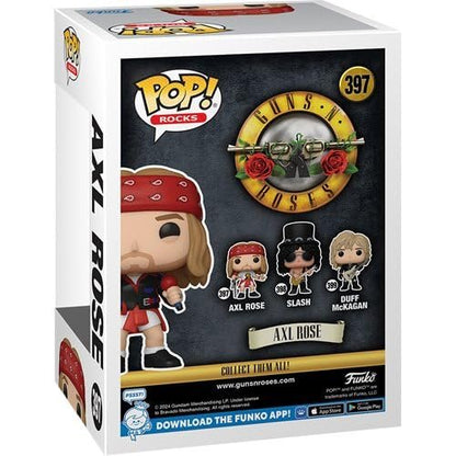 Axl Rose The Legendary Rock Star Funko Pop! Rocks Guns N Roses - Vinyl Figure #397 with Window Display Box