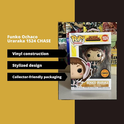 Ochaco Uraraka Funko Pop! Animation My Hero Academia - Chase Limited Edition Vinyl Figure #1524 with Display Box Protector Case