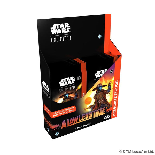 Star Wars Unlimited A Lawless Time Carbonite Booster Box - Fantasy Flight Games TCG, Trading Cards, Collector Booster & Card Deck Expansion