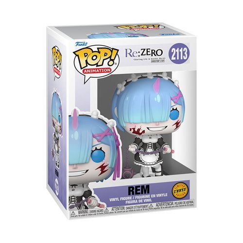 Rem #2113 Funko Pop! Animation RE: Zero - Starting Life in Another World - Approx. 4" Chase Limited Edition Collectible Vinyl Figure Bundled with Display Box Protector Case - Estimated Arrival: Nov. 2025 (PRE-SALE)