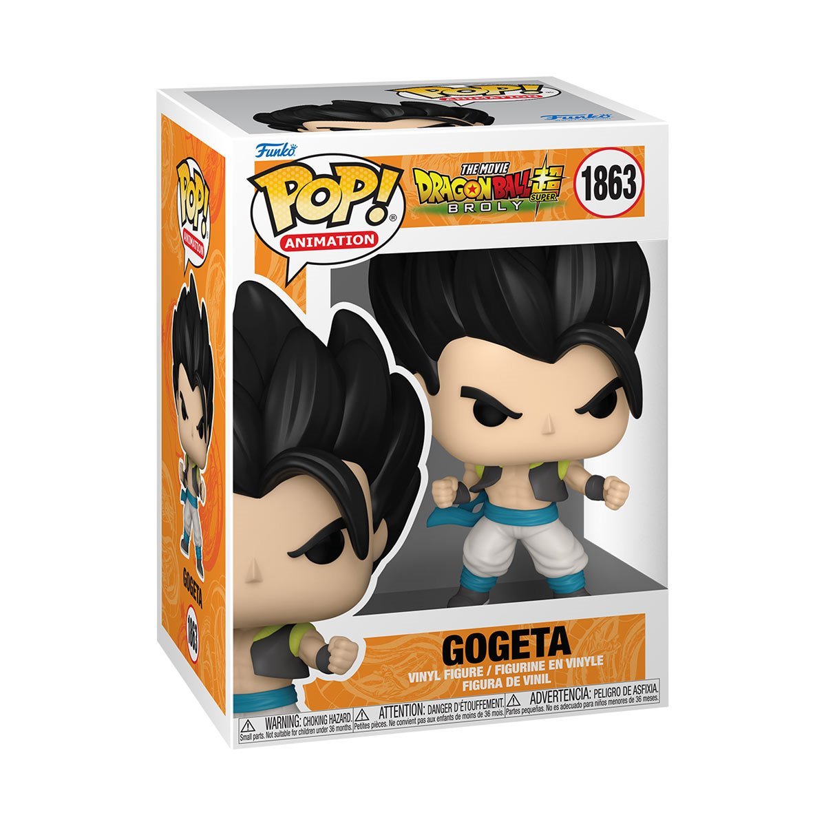 Dragon Ball Super: Broly Funko Pop! Animation - Pack of 5 ( Goku (Kid) #1860, Super Saiyan God Vegeta #1862, Gogeta #1863, Cheelai #1864, and Broly #1861) Collectible Vinyl Figures (PRE-SALE)