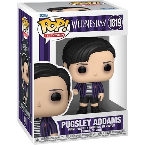 Pugsley Addams #1819 Funko Pop! Television Wednesday Season 2 - Approx. 4" Collectible Vinyl Figure Bundled with Display Box Protector Case