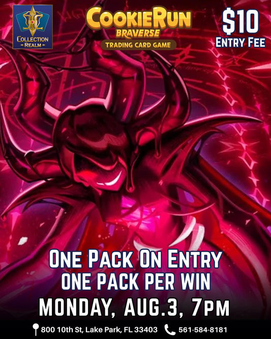 CookieRun Braverse TCG Tournament – August 3, 2026 (Monday 7:00 PM)