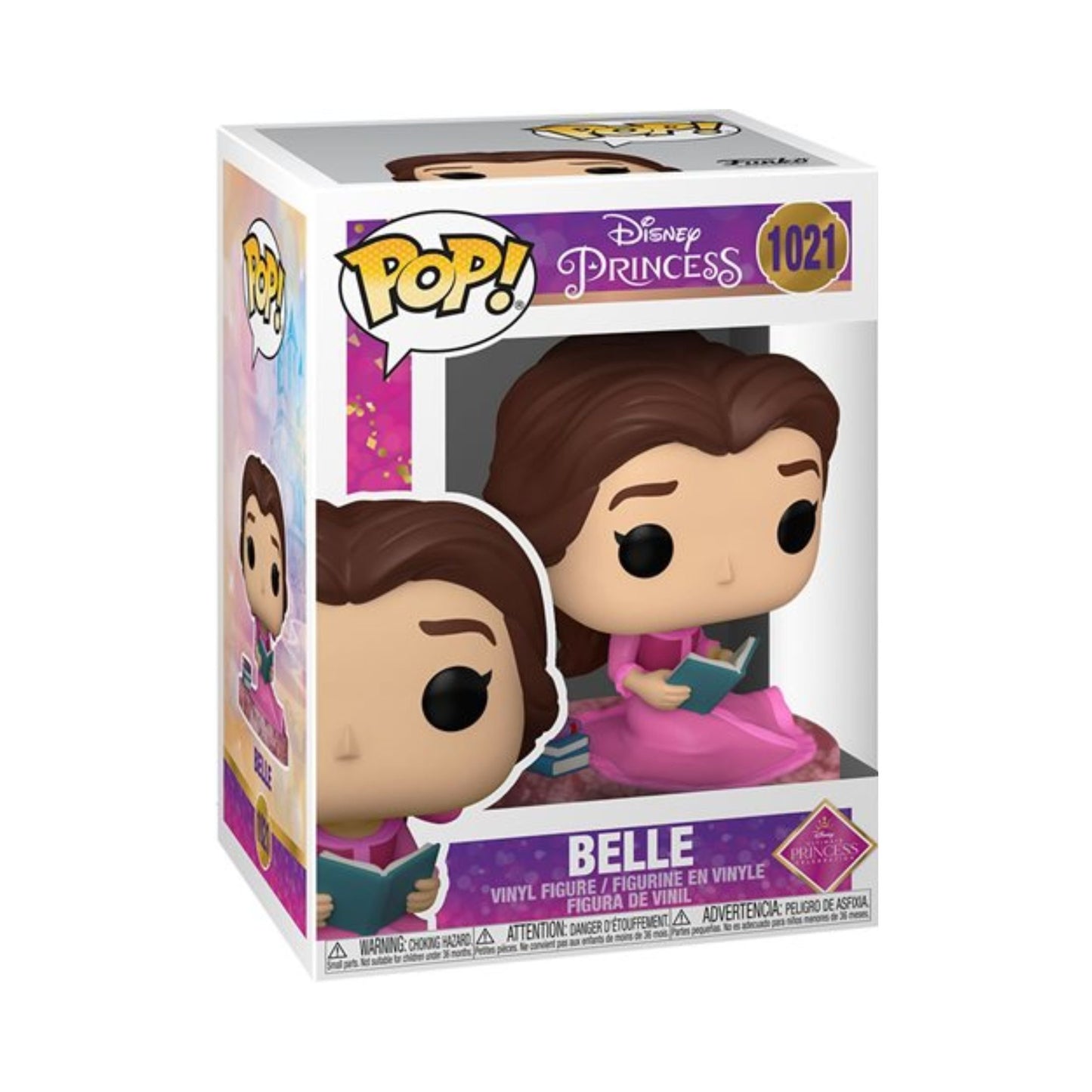 Belle Funko Pop! Ultimate Disney Princess Collection - Approx. 3 3/4" Collectible Vinyl Figure #1021 in Window Display Box