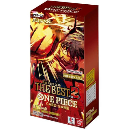One Piece TCG The Best Vol. 2 PRB-02 Japanese Booster Box – Collectible Anime Trading Cards, 10 Packs per Box, Japanese Version, Perfect for Collectors, Players, and Fans