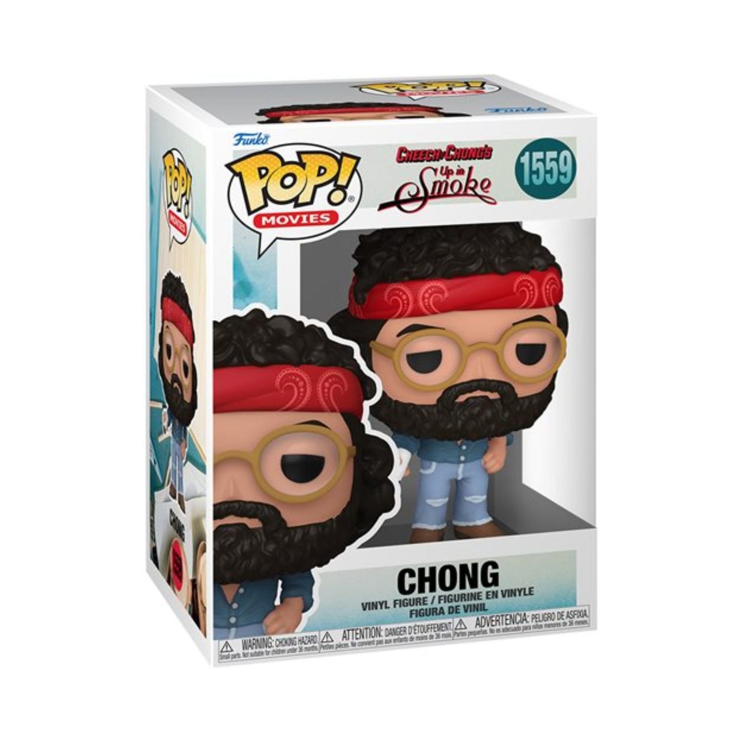 Chong Funko Pop! Cheech & Chong Up in Smoke - Vinyl Figure #1559 with Window Display Box