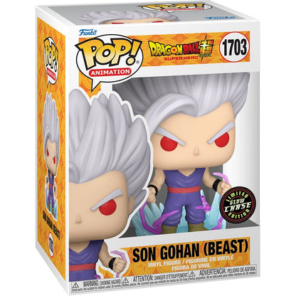 Son Gohan (Beast) Funko Pop! Animation Dragon Ball Super Hero - 1 in 6: CHANCE OF CHASE - Approx. 5 1/2" Collectible Vinyl Figure #1703 with Window Display Box