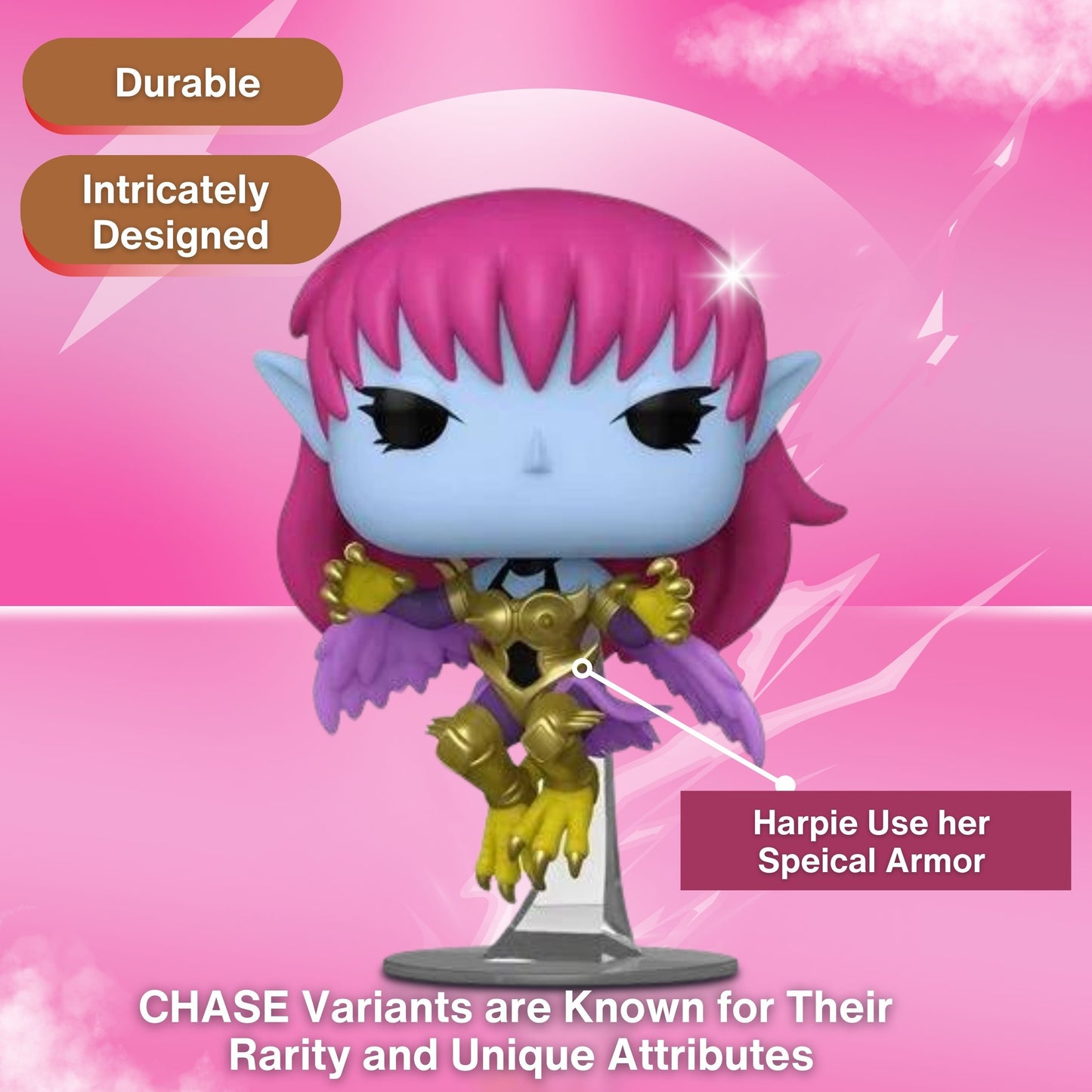 Harpie Lady Funko Pop! Animation Yu-Gi-Oh! - Chase Limited Edition Vinyl Figure #1599 with Window Display Box