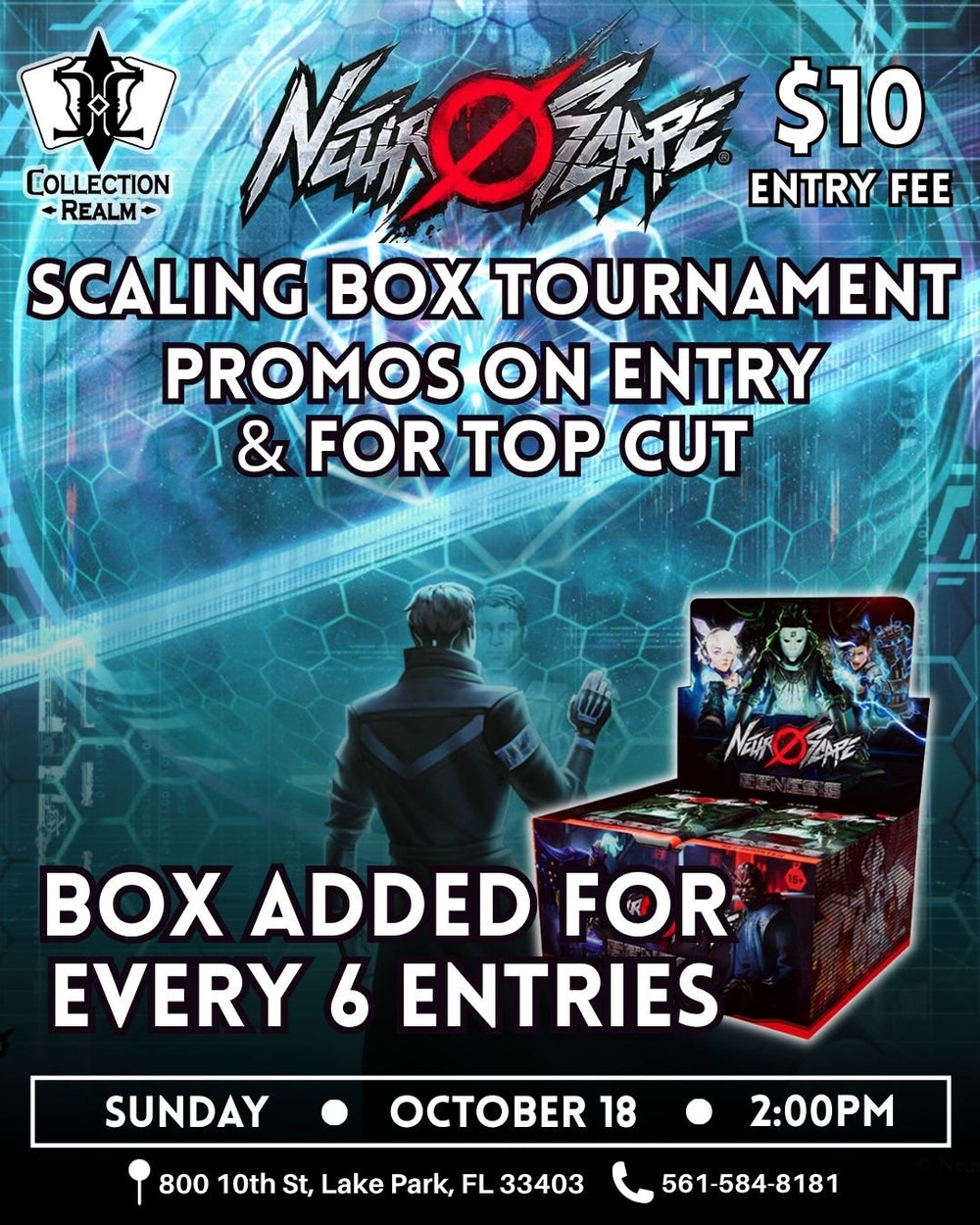 Neuroscape Scaling Box Tournament – October 18 2026 (Sunday 2PM)