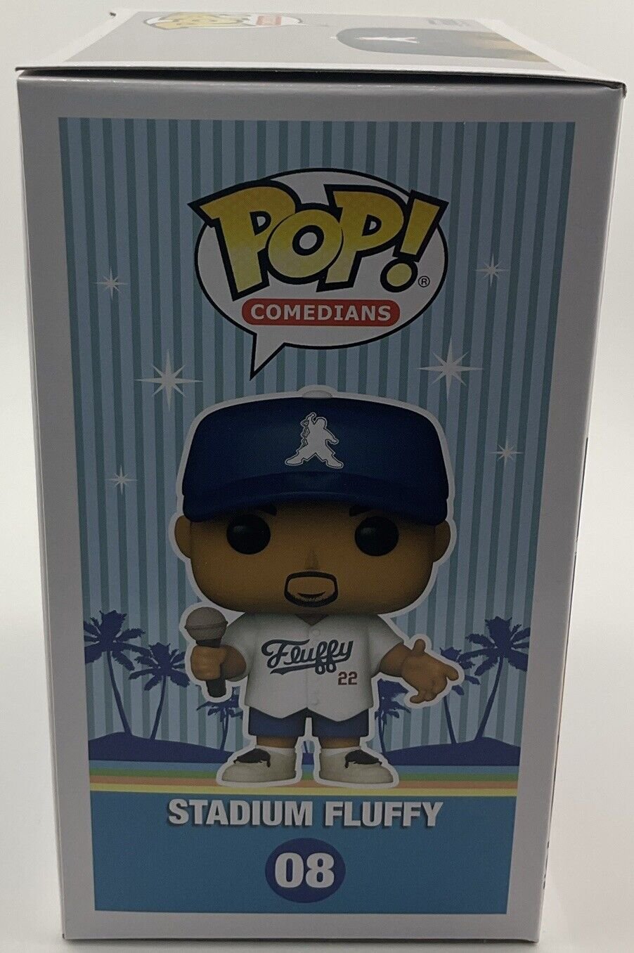 Funko Pop! Comedians Stadium Fluffy White Jersey (Home) #08 Signed