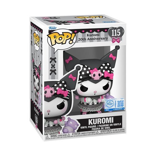 Kuromi #115 Funko Pop! Sanrio Kuromi 20th Anniversary- Approx. 4" Specialty Series Collectible Vinyl Figure Bundled with Display Box Protector Case - Estimated Arrival: Aug. 2025 (PRE-SALE)