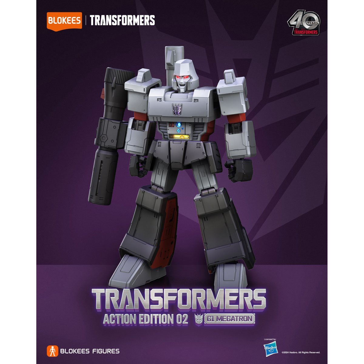 Blokees Transformers Shining Version 1 Roll Out G1 Megatron Light Up (PRE-ORDER - Release Date: June 10, 2026)