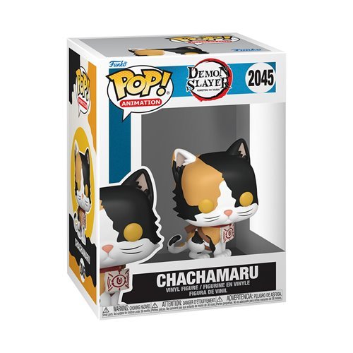 Chachamaru #2045 Funko Pop! Animation Demon Slayer - Approx. 3" Collectible Vinyl Figure Bundled with Display Box Protector Case - Estimated Arrival: Sept. 2025 (PRE-SALE)