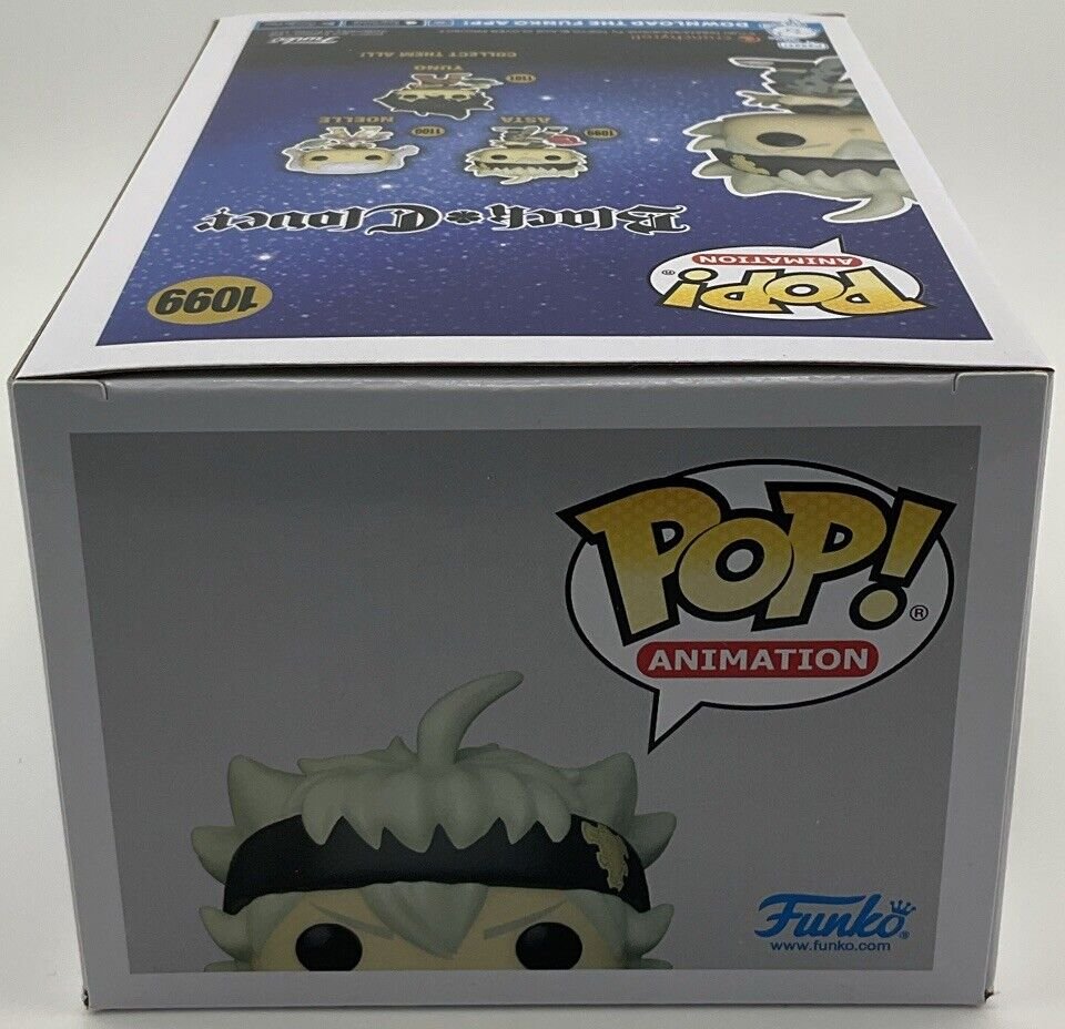 Funko Pop! Vinyl: Black Clover - Asta #1099 Signed By Dallas Reid (lvl10 Cert)
