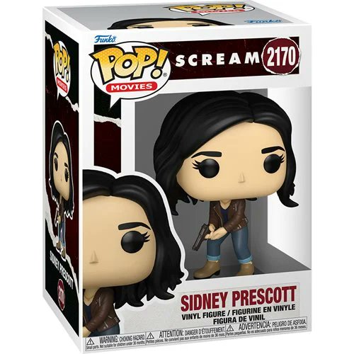 Scream Sidney Prescott Funko Pop! Vinyl Figure #2170 Horror Movie Collectible Final Girl Figurine with Knife - (PRE-ORDER)