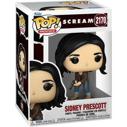 Scream Sidney Prescott Funko Pop! Vinyl Figure #2170 Horror Movie Collectible Final Girl Figurine with Knife - (PRE-ORDER)