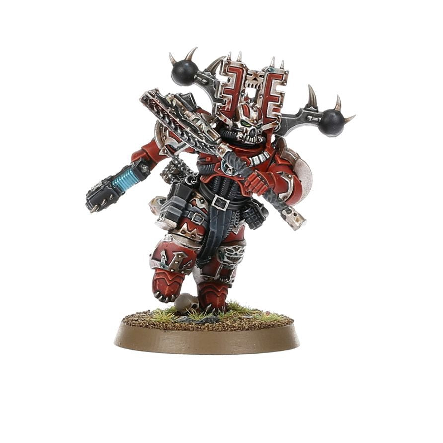 Warhammer 40,000 World Eaters Khorne Berzerkers – 10 Chaos Infantry Miniatures with Chain Weapons, Customisable Plastic Figures for Warhammer 40K
