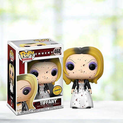 Bloody Tiffany Funko Pop! Movie Bride of Chucky - Chase Limited Edition Vinyl Figure #468 with Display Box Protector Case