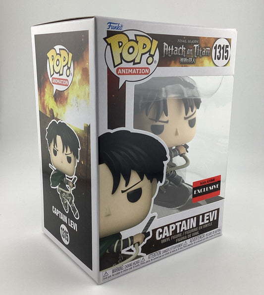 Funko Pop! Vinyl: Attack on Titan - Captain Levi - AAA Anime (Exclusive) #1315