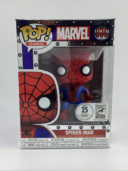Funko SDCC 2023 Shared: Marvel POP! Classics Spider-Man 25TH Anniversary #03C