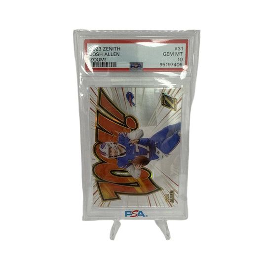 2023 Panini Zenith Football Zoom! Josh Allen #31 PSA 10 - GEM MT