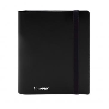 Ultra PRO 4-Pocket PRO-Binder – Jet Black | Holds 160 Cards | Side-Loading, Archival-Safe, Acid-Free Collector Card Binder