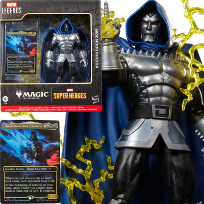 Marvel Legends Series Doctor Doom 2099 6-Inch Action Figure with 8 Accessories and Exclusive Foil Magic: The Gathering Card, Collectible Figure for Marvel Fans and MTG Collectors (PREORDER - Release Date October 2026)