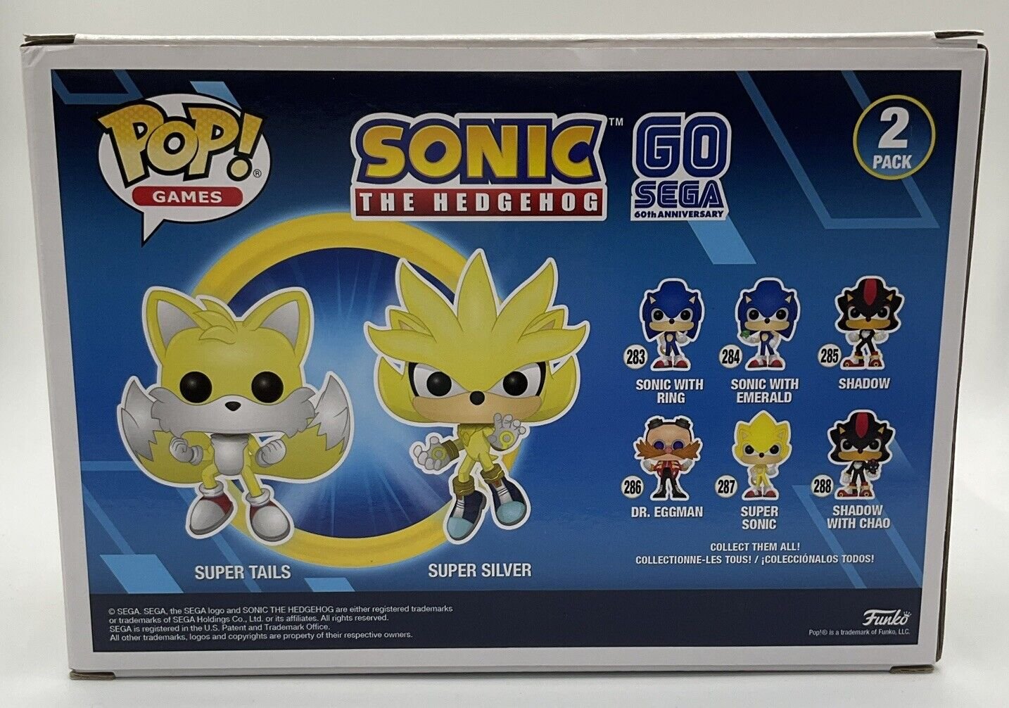 Funko Pop! Vinyl: Super Tails & Super Silver - 2 Pack - GameStop Exclusive