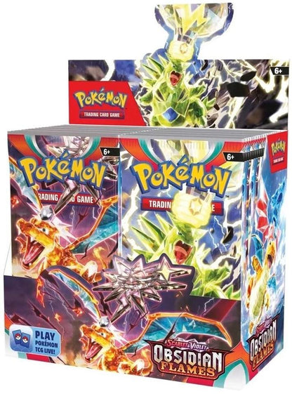 Pokemon TCG Scarlet & Violet Obsidian Flames Booster Box Pokemon Trading Cards 36 Booster Packs