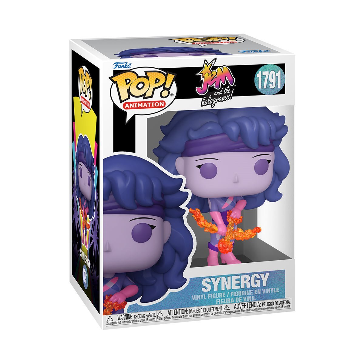 Synergy Funko Pop! Animation Jem and the Holograms - Approx. 3 3/4" Collectible Vinyl Figure #1791 with Display Box Protector Case (PRE-SALE)