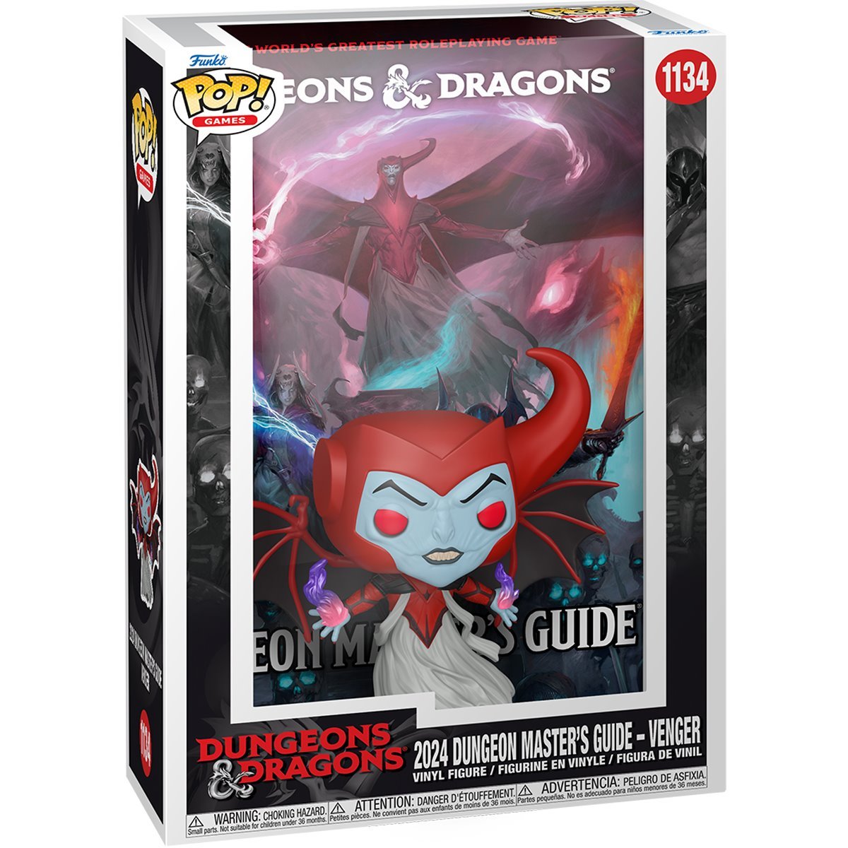 2024 Dungeon Master's Guide - Venger #1134 Book Cover Funko Pop! Games Dungeons & Dragons - Collectible Vinyl Figure in Hard Case