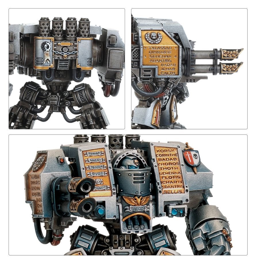 Warhammer 40K Combat Patrol Grey Knights Army Set – 17 Miniatures Including Castellan Crowe, Strike Squad, Brotherhood Terminators & Venerable Dreadnought
