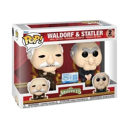 Waldorf & Statler Funko Pop! The Muppets 2-Pack - Collectible Specialty Vinyl Figures - Estimated Arrival: Nov. 2025 (PRE-SALE)