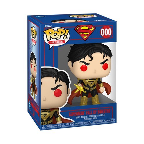 Superman Fall of Sinestro #000 Funko Pop! Heroes DC Comics Shield Through the Ages - Approx. 4" Collectible Vinyl Figure Bundled with Display Box Protector Case - Estimated Arrival: Nov. 2025 (PRE-SALE)