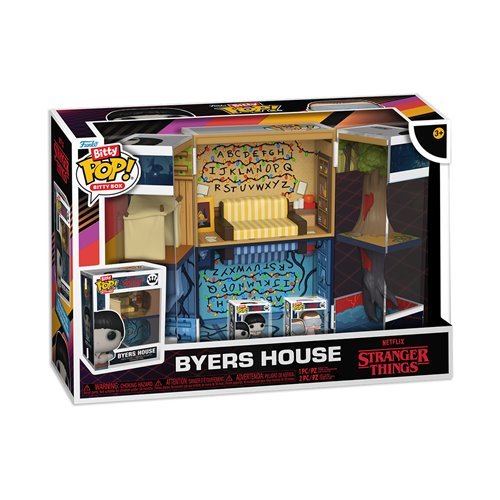 Funko Pop! Bitty Box Stranger Things Byers House Playset - Collectible Vinyl Figure