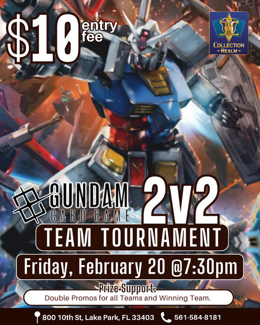 Gundam Card Game 2v2 Team Tournament – Feb 20 (Fri) 7:30 PM
