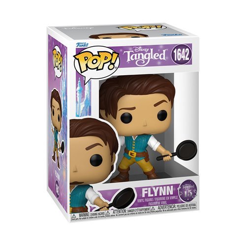 Flynn #1642 Funko Pop! Tangled 15th Anniversary - Approx. 4" Collectible Vinyl Figure Bundled with Display Box Protector Case - Estimated Arrival: Oct. 2025 (PRE-SALE)