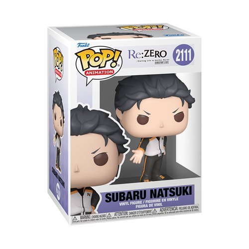 RE: Zero - Starting Life in Another World Funko Pop! Animation - Set of 4 (Ram #2114, Rem #2113, Emilia with Puck # 2112, and Subaru Natsuki #2111) and 1 1/2" (Puck) Collectible Vinyl Figures