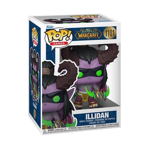 Illidan #1101 Funko Pop! Games World of Warcraft - Set of 2 (Glow Chase and Common) Collectible Vinyl Figures - Estimated Arrival: Aug. 2025 (PRE-SALE)