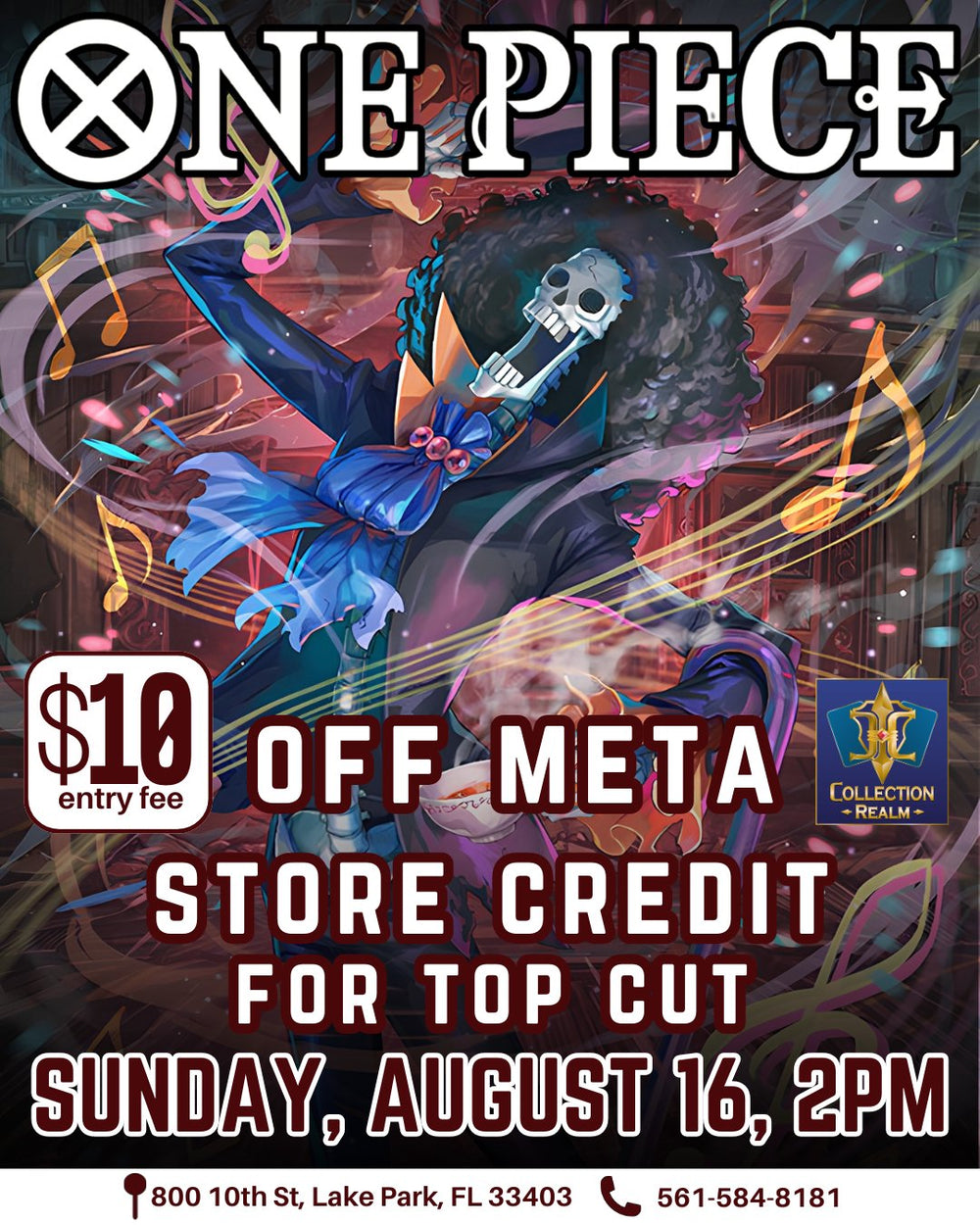 One Piece TCG Off Meta – August 16, 2026 (Sunday 2:00 PM)