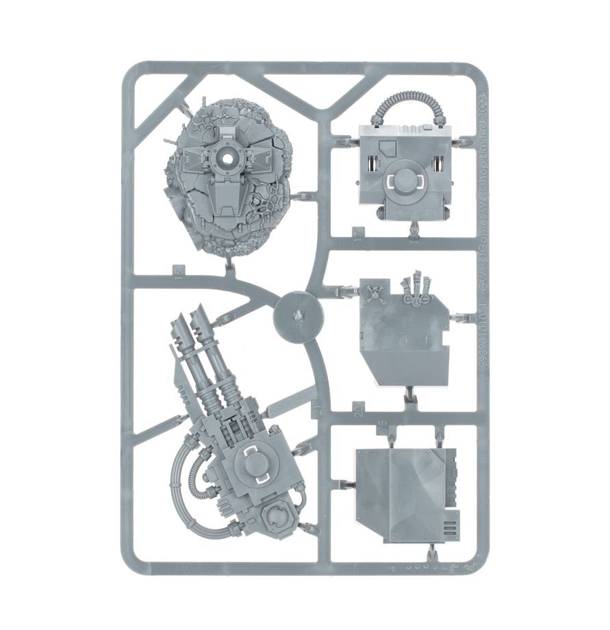 Warhammer 40K Space Marines Ballistus Dreadnought Miniature Model Kit – Heavy Weapons Combat Walker with Lascannons & Missile Launchers – Push-Fit Warhammer 40,000 Figure