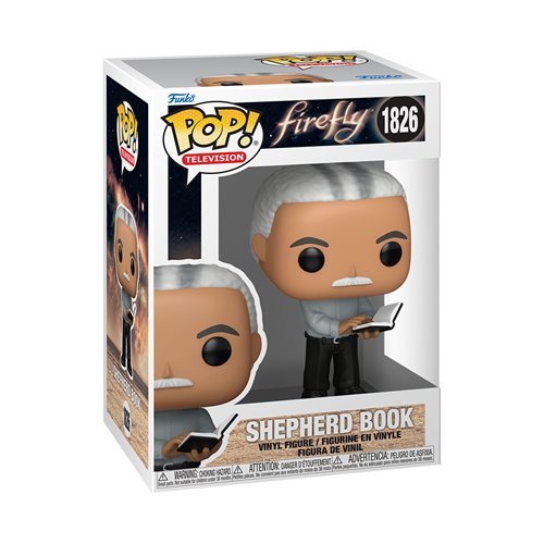 Shepherd Book #1826 Funko Pop! Television Firefly - Approx. 4" Collectible Vinyl Figure Bundled with Display Box Protector Case - Estimated Arrival: Oct. 2025 (PRE-SALE)