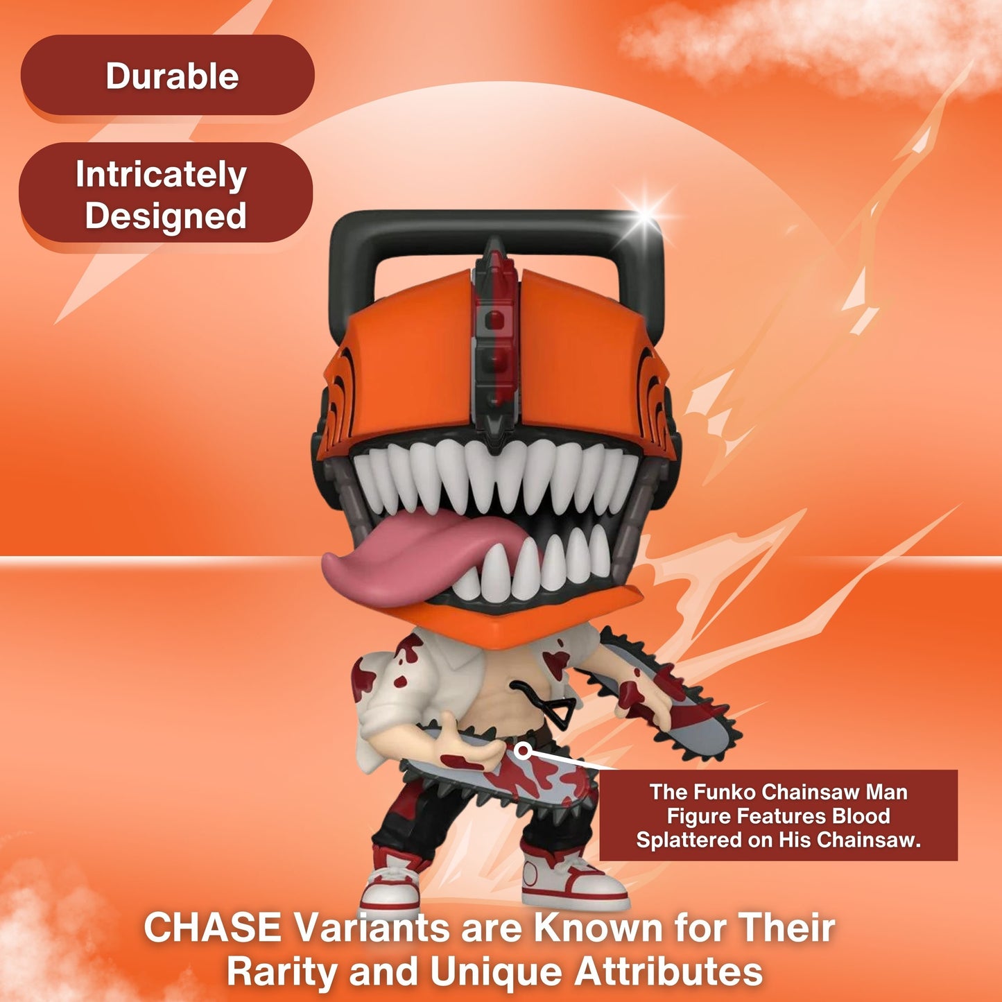 Bloody Chainsaw Man Funko Pop! Animation - Chase Limited Edition Vinyl Figure 1677 with Window Display Box (PRE-ORDER)