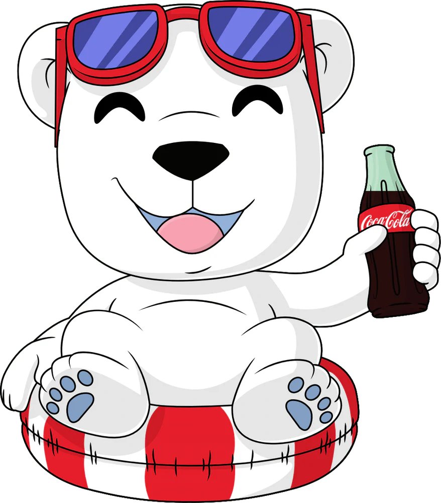 Coca-Cola Polar Bear Youtooz Collection - Approx. 3.3" Collectible Vinyl Figure #1 with Window Display Box (PRE-ORDER)