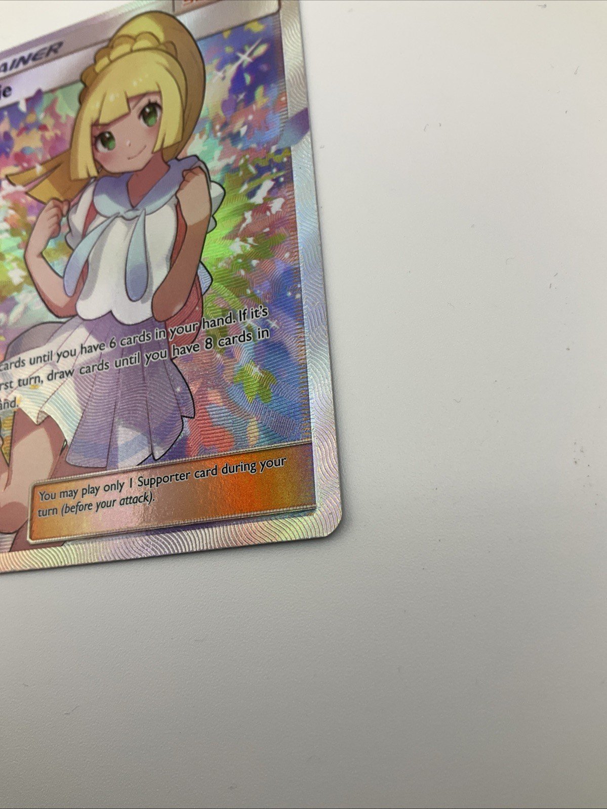 Pokémon Lillie Trainer 151/156 2018 TCG Ultra Prism Full Art Near Mint!