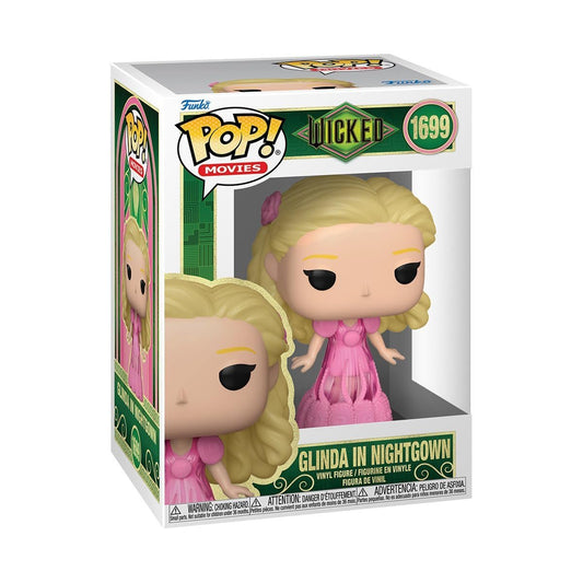 Glinda in Nightgown Funko Pop! Movies: Wicked Part 1 - Approx. 3 3/4" Collectible Vinyl Figure #1699 with Display Box Protector Case